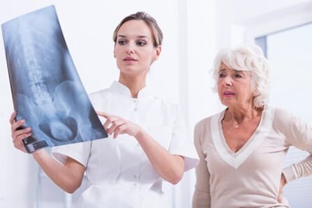 X-ray examination is an informative way to diagnose osteonecrosis of the spine