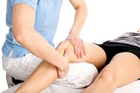 Osteoarthritis treatment massage session