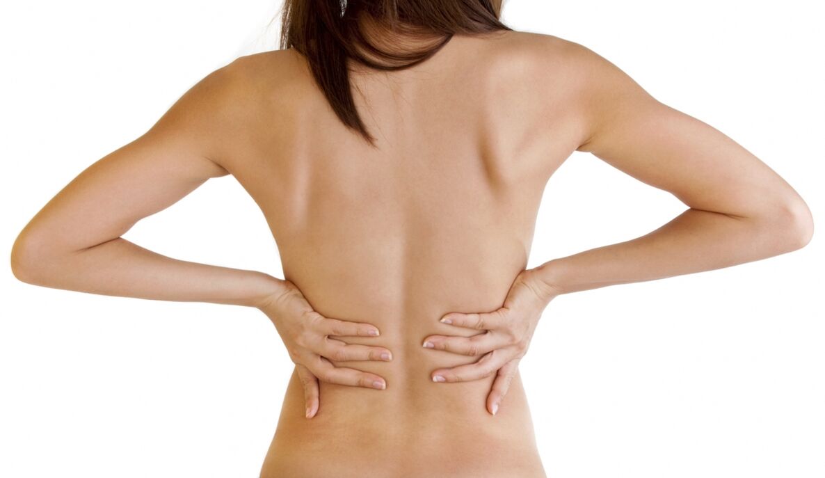 In the second stage of thoracic osteoarthritis, back pain appears