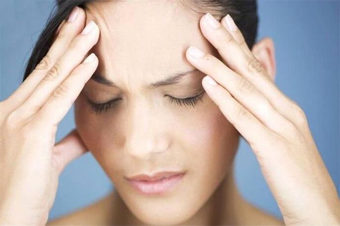 Headache with cervical joint disease