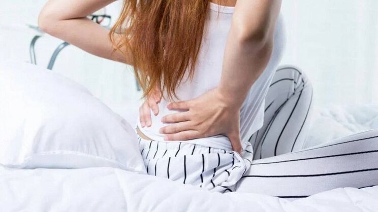 back pain due to gynecological diseases